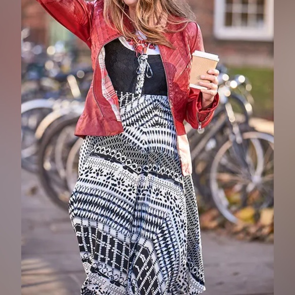 Joe Browns Black & White Boho Maxi Dress — Size 6 - Picture 12 of 12